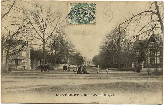 Le Rond-point avant le cerf
