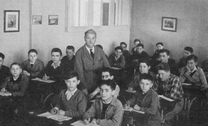 Maurice Dubray, ma�tre d'�cole