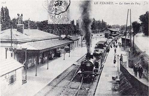 Premi�re gare du Pecq