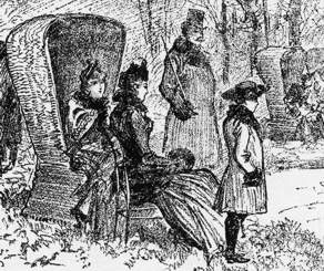 Croquis � la plume d'Albert Robida, publi�s en 1895 dans le Journal La Nature