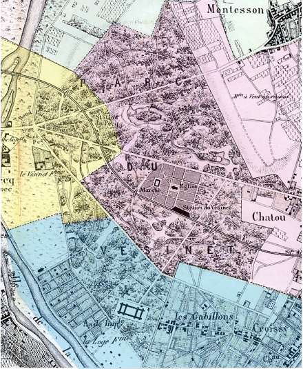 plan du V�sinet, projet d'am�nagement