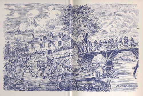 La défense du Pont du Pecq, 1815